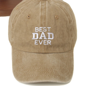 Best Dad Ever Yıkamalı Şapka